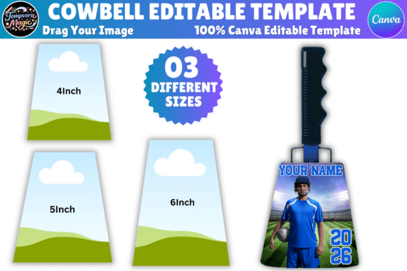 Download Cowbell Canva Editable Template - Premium Bundle