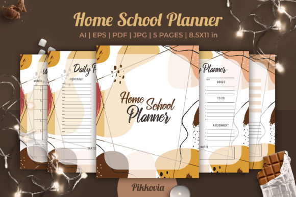 Download Homeschool Planner | KDP Interior - Homeschool Collection
