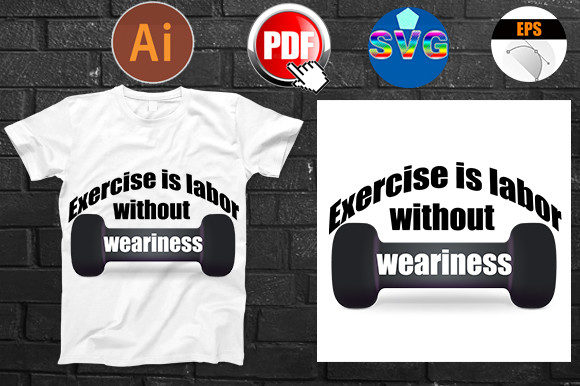 Download Exercise  T-shirt  Design - Exercise Collection