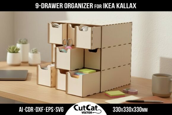 Download 9 Drawer Organizer IKEA KALLAX File Set - Organizer Collection